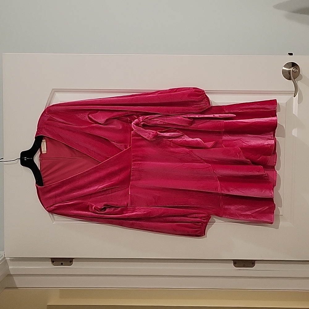 Altar'd State Hot Pink Wrap Dress
